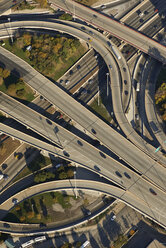 USA, Chicago, aerial photograph of the 90/94/290 Interchange in the early morning - BCDF00259