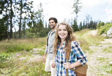 Young couple on a hiking tour - HAPF01184