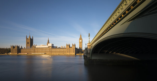 UK, London, Big Ben, Westminster Bridge und Palace of Westminster - MPAF00111