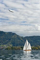 Austria, Bregenz, sailing boat on Lake Constance - SHF01903