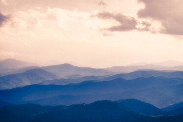 USA, Virginia, Blue Ridge Mountains at twilight - SMAF00619