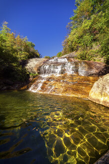 USA, North Carolina, Blue Ridge Mountains, Second Falls - SMAF00627