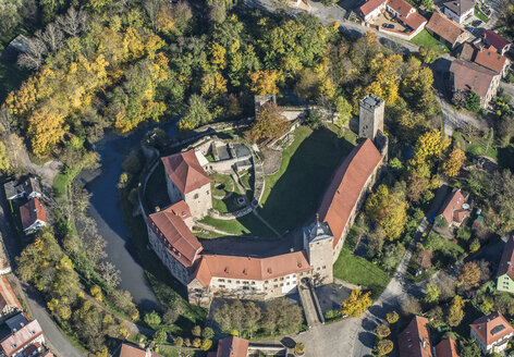 Germany, Kapellendorf, aerial view of Kapellendorf Castle - HWO00169