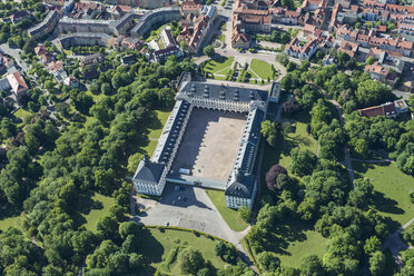 Deutschland, Gotha, Luftbild von Schloss Friedenstein - HWO00174