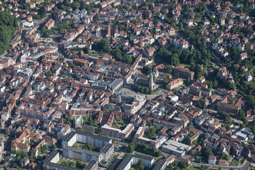 Deutschland, Eisenach, Luftaufnahme der Altstadt - HWOF00180