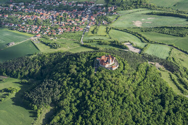 Deutschland, Thüringen, Luftaufnahme der Wachsenburg - HWO00192