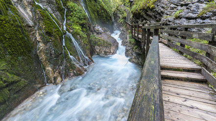 Deutschland, Bayern, Ramsau, Wimbachklamm - STSF01171