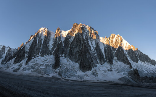 Frankreich, Chamonix, Argentiere-Gletscher, Les Droites, Aiguille Verte - ALRF00759