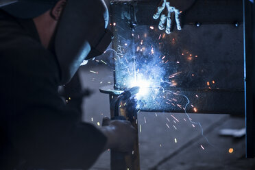 Close-up of two welders at work - ZEF12124