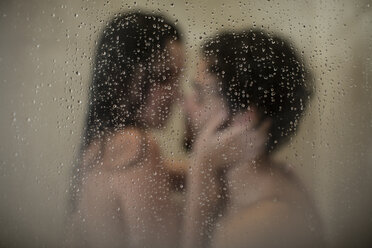 Intimate young couple in shower - ZEF12224