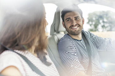 Couple driving in car - WESTF22404