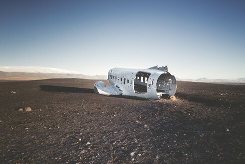 Island, Solheimasandur, Flugzeugwrack in der Wüste - EPF00232