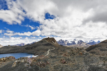 Peru, Anden, Cordillera Blanca, Huascaran-Nationalpark, Nevado Mururaju, Pastoruri-Gletschersee - FOF08562