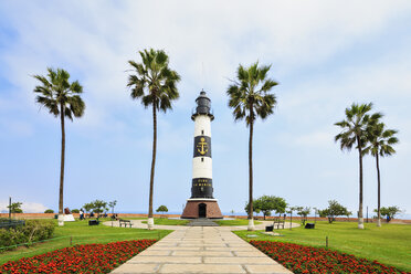 Peru, Lima, Miraflores, Malecon, Miraflores-Promenade, Leuchtturm - FOF08602