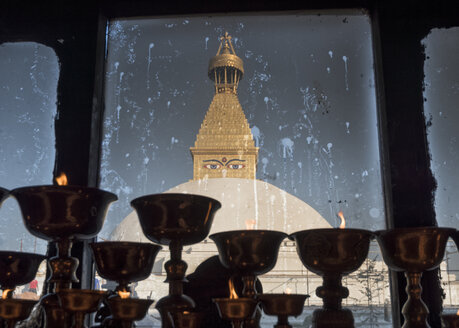 Nepal, Himalaya, Kathmandu, Boudhanath Stupa - ALRF00775