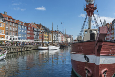 Dänemark, Kopenhagen, Nyhavn, Kanal - HWO00194