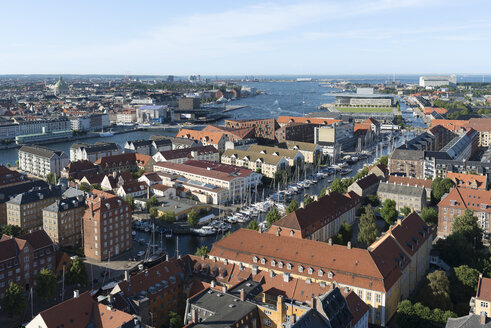 Denmark, Copenhagen, view to the city from Cathedral of Christ the Saviour - HWO00199