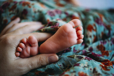 Mother's hand and baby's feet - GEMF01384