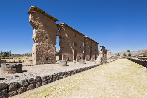 Peru, Anden, Region Cusco, Inka-Tempel von Raqch'i, Tempel von Wiracocha - FOF08692