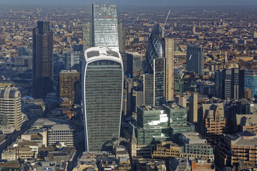 UK, London, Skyline mit Bürotürmen - GFF00931