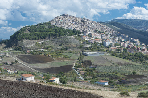 Italien, Sizilien, Gangi, lizenzfreies Stockfoto