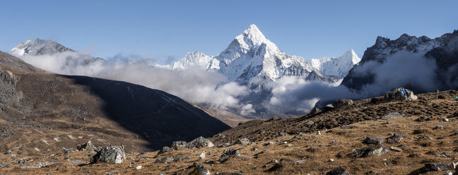Nepal, Himalaya, Khumbu, Everest-Region, Cho la, Cholatse-Gipfel - ALRF00794