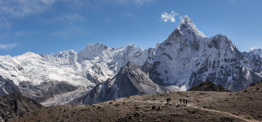 Nepal, Himalaya, Khumbu, Everest region, Kongma La, Ama Dablam - ALRF00809