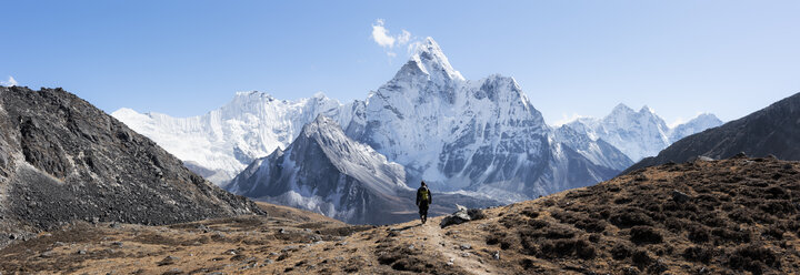Nepal, Himalaya, Khumbu, Everest-Region, Kongma La, Ama Dablam - ALRF00810
