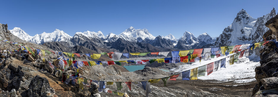 Nepal, Himalaya, Khumbu, Everest-Region, Renjo La, Everest-Kette - ALRF00835