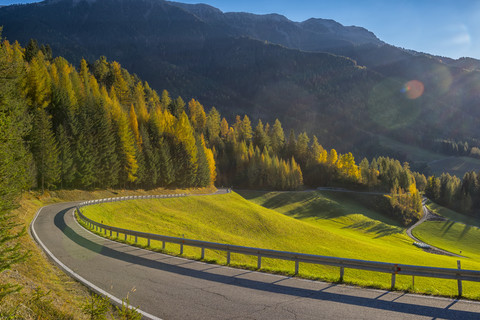 Italien, Südtirol, Füssener Tal im Herbst, lizenzfreies Stockfoto