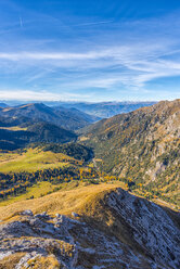 Italien, Südtirol, Ötztal, Geislergruppe im Herbst - LOMF00490