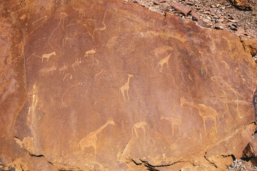 Namibia, Damaraland, Twyfelfontein, Petroglyphen - GEMF01469