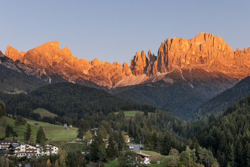 Italien, Südtirol, Rosengarten, Alpenglühen - EGBF00225