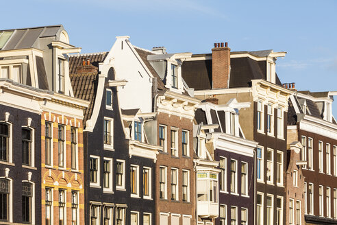 Niederlande, Amsterdam, alte Häuserreihe an der Prinsengracht - WDF03886