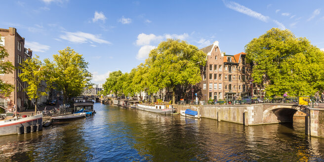 Niederlande, Amsterdam, Hausboote an der Brouwersgracht - WDF03888