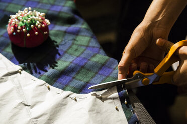 Close-up of woman sewing - NGF00381