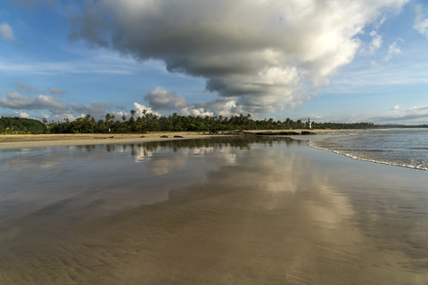 Myanmar, beach of Ngwesaung stock photo