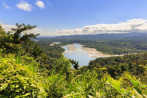 Peru, Amazonasbecken, Blick auf den Rio Madre de Dios vom Mirador Atalaya - FOF08826