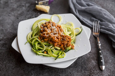 Zoodles with vegetarian bolognese sauce and parmesan - SARF03174