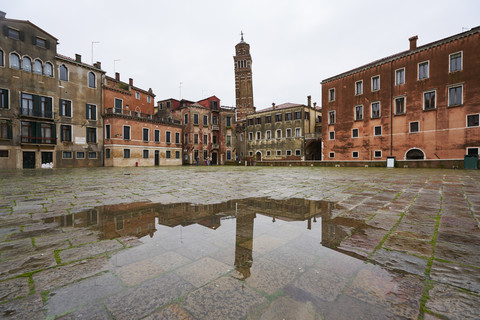 Italien, Venedig, Campo Sant'Angelo, lizenzfreies Stockfoto