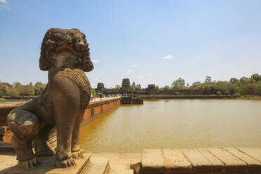 Kambodscha, Angkor Wat-Tempel, Eingang, Übersicht - REAF00179