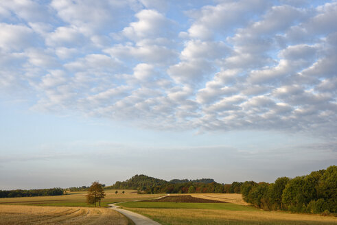 Deutschland, Bad Staffelstein, Wanderweg von Vierzehnheiligen zum Staffelberg - LBF01555