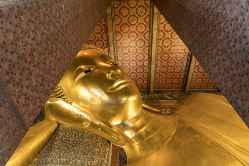 Thailand, Bangkok, liegender Buddha im War Pho-Tempel - PCF00336