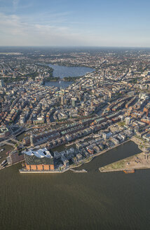 Germany, Hamburg, aerial view of the city - PVCF00988