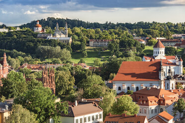 Litauen, Vilnius, Blick auf die Altstadt vom Gediminas-Turm - CSTF01225