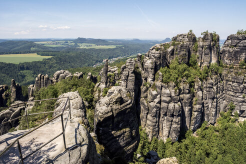 Deutschland, Sachsen, Nationalpark Sächsische Schweiz, Schrammsteine - LMF00601