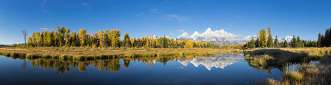 USA, Wyoming, Rocky Mountains, Teton Range, Grand Teton National Park, landschaftlich schön, lizenzfreies Stockfoto