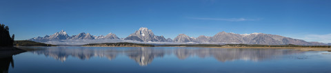 USA, Wyoming, Rocky Mountains, Teton Range, Grand Teton National Park, landschaftlich schön, lizenzfreies Stockfoto