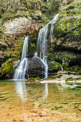 Slowenien, Bovec, Triglav-Nationalpark, Slap Virje - CSTF01258