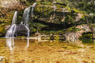 Slowenien, Bovec, Triglav-Nationalpark, Slap Virje - CSTF01259